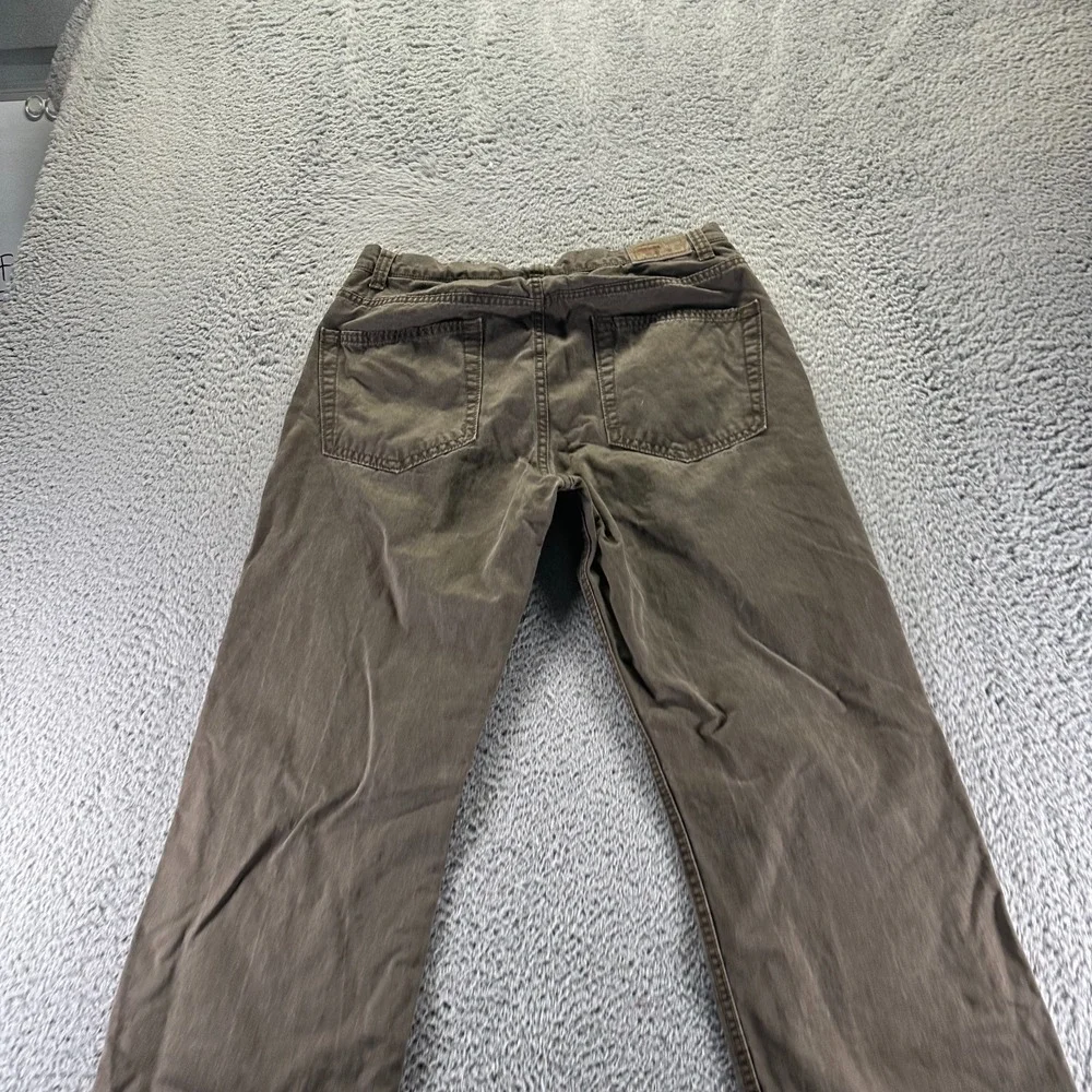 Dockers Pant Mens 32x32 Brown Cotton Chino Straight Classic Fit Preppy Business
